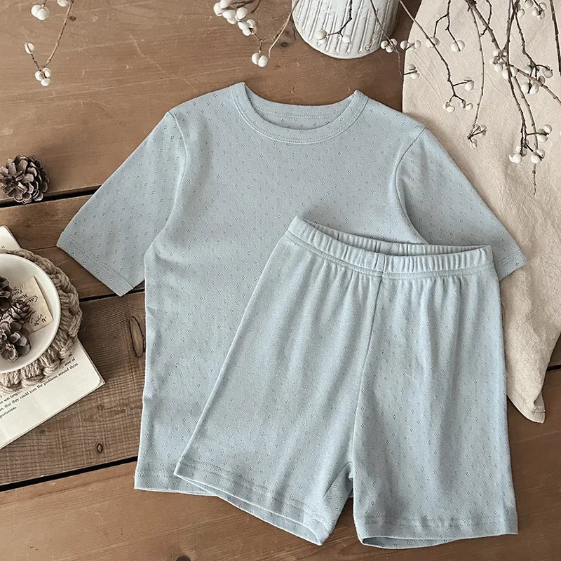 Conjunto em Algodão Canelado – 2 Peças