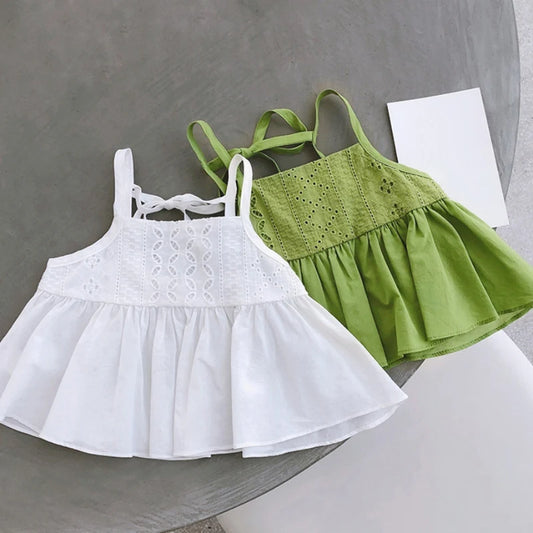 Top de Alças para Menina Bebé
