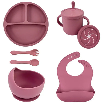 Conjunto de Alimentação Infantil em Silicone