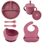 Conjunto de Alimentação Infantil em Silicone