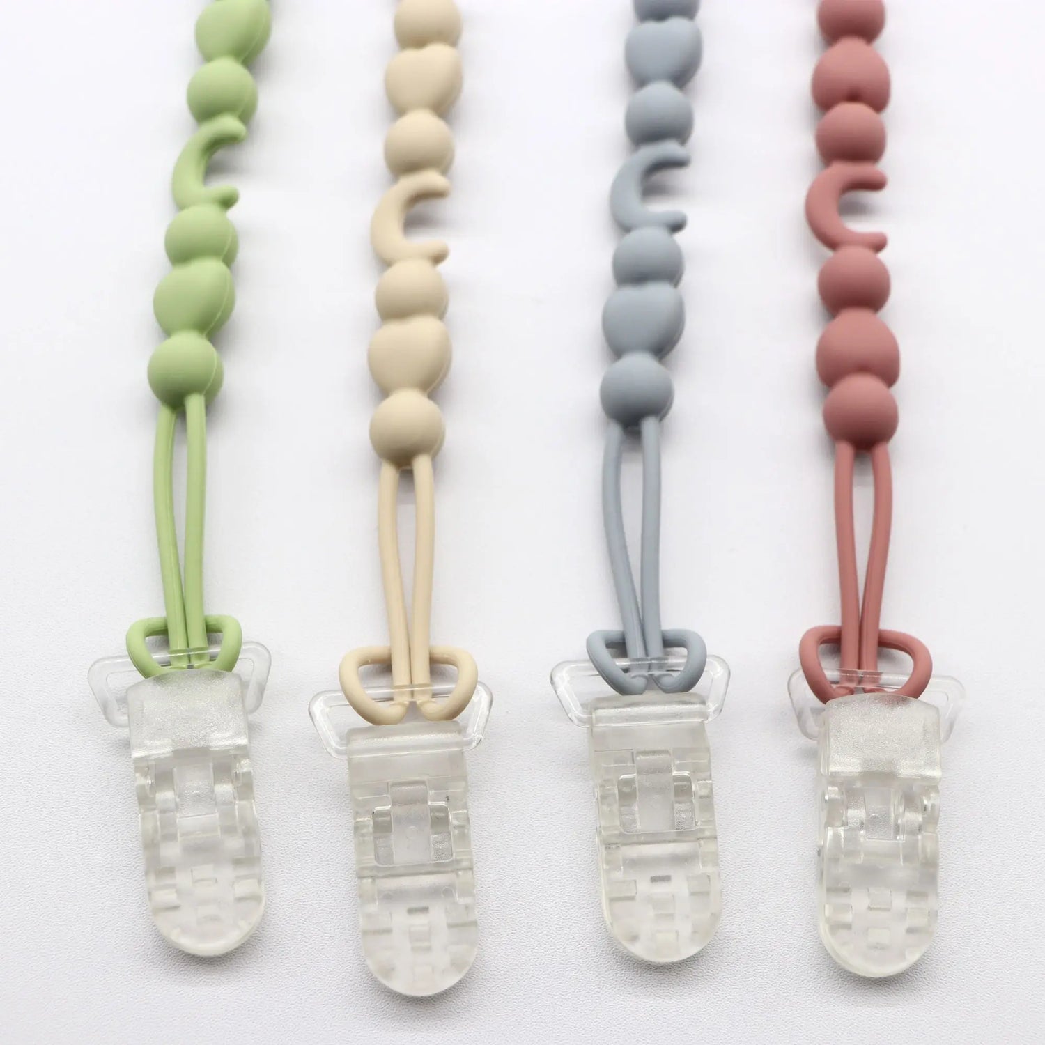 Conjunto de 4 Correntes para Chupetas com Gancho