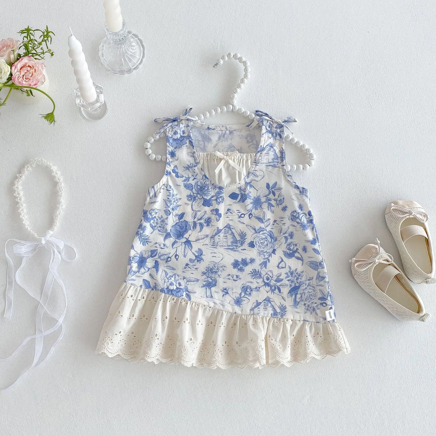 Vestido sem Mangas para Menina