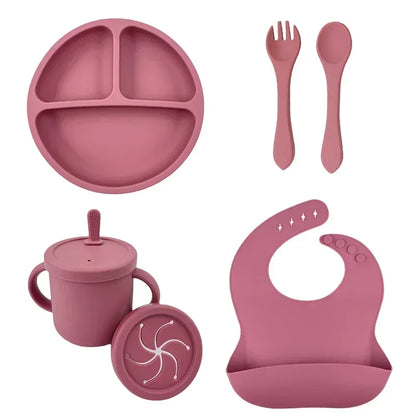 Conjunto de Alimentação Infantil em Silicone