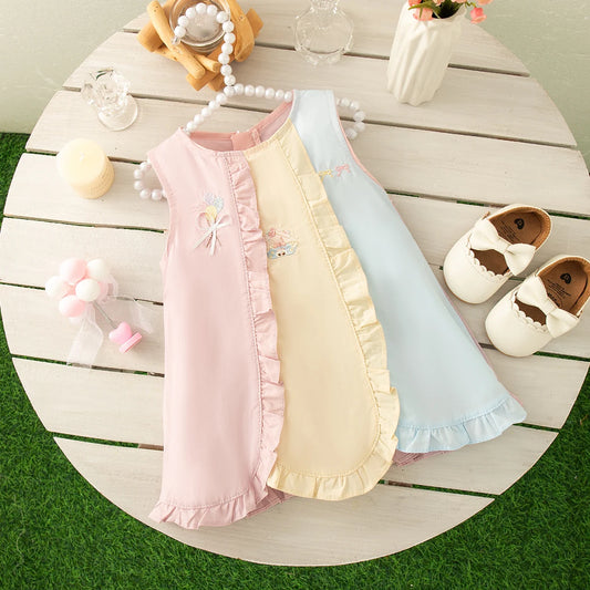 Vestido de Verão para Bebé Menina – Sem Mangas﻿