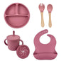 Conjunto de Alimentação Infantil em Silicone