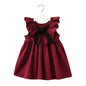 Vestido com Alças em Padrão aos Quadrados para Menina