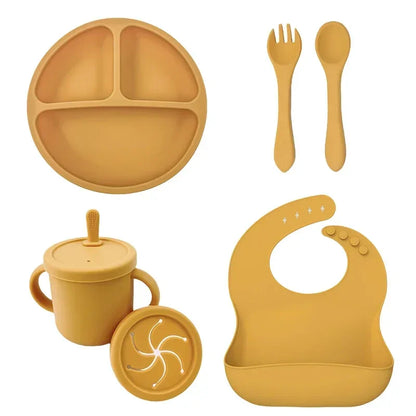 Conjunto de Alimentação Infantil em Silicone