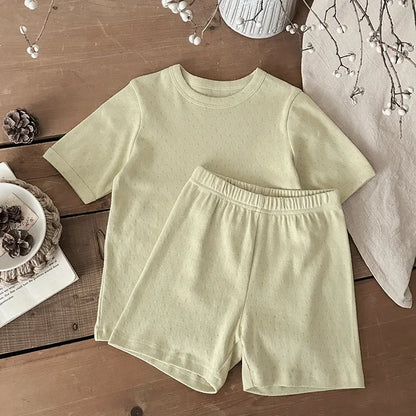 Conjunto em Algodão Canelado – 2 Peças