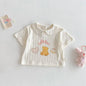 Conjunto de Verão com Estampa de Urso