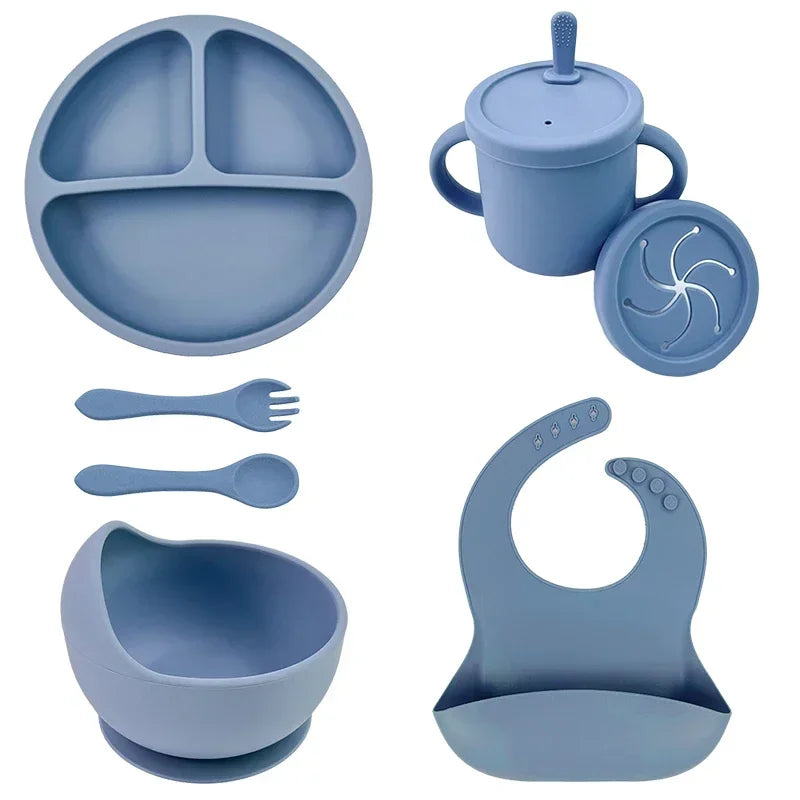 Conjunto de Alimentação Infantil em Silicone