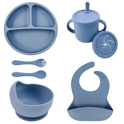 Conjunto de Alimentação Infantil em Silicone