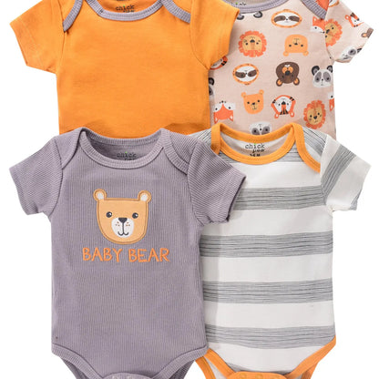 Conjunto de 4 Babygrows para Bebé