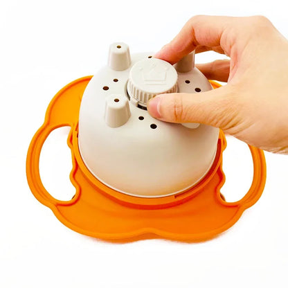 Taça Giratória Infantil 360° com Design Cartoon - Equilíbrio Automático
