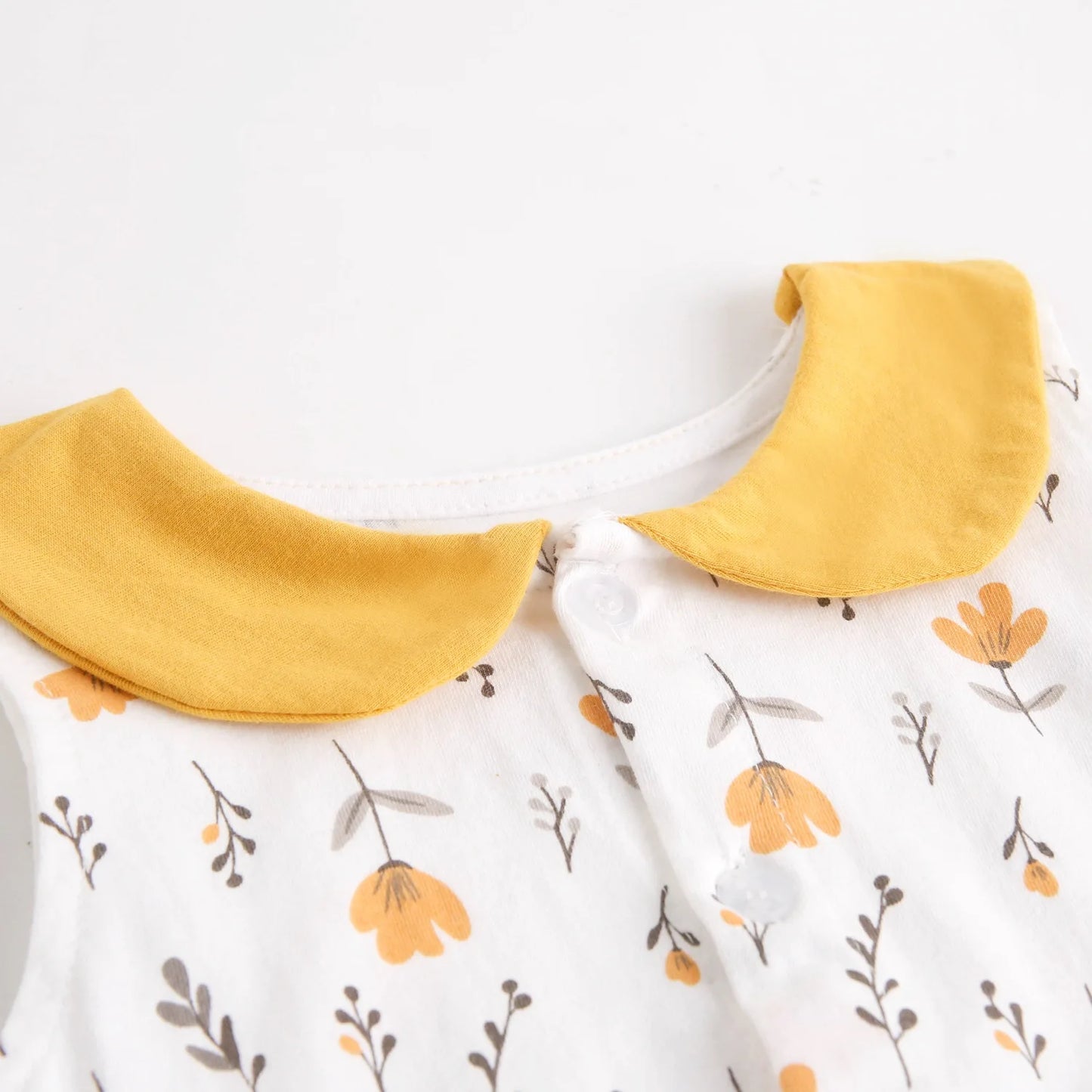 Body de Verão Floral para Bebé Menina