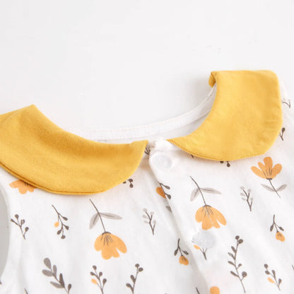 Body de Verão Floral para Bebé Menina