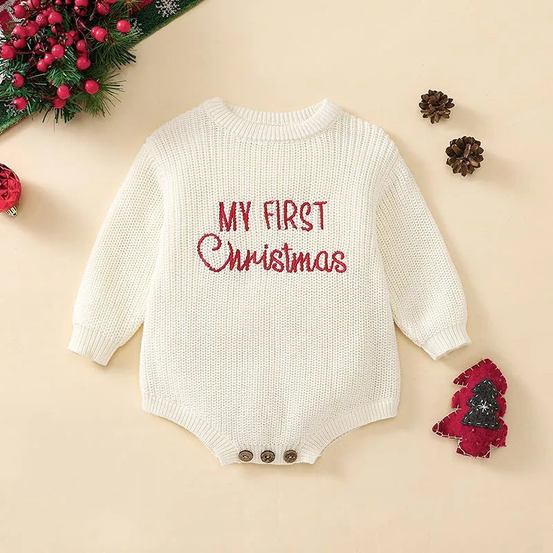 Camisola de Natal em Malha com Bordado