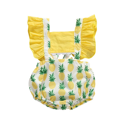 Macacão de Verão para Bebé Menina – Estampado