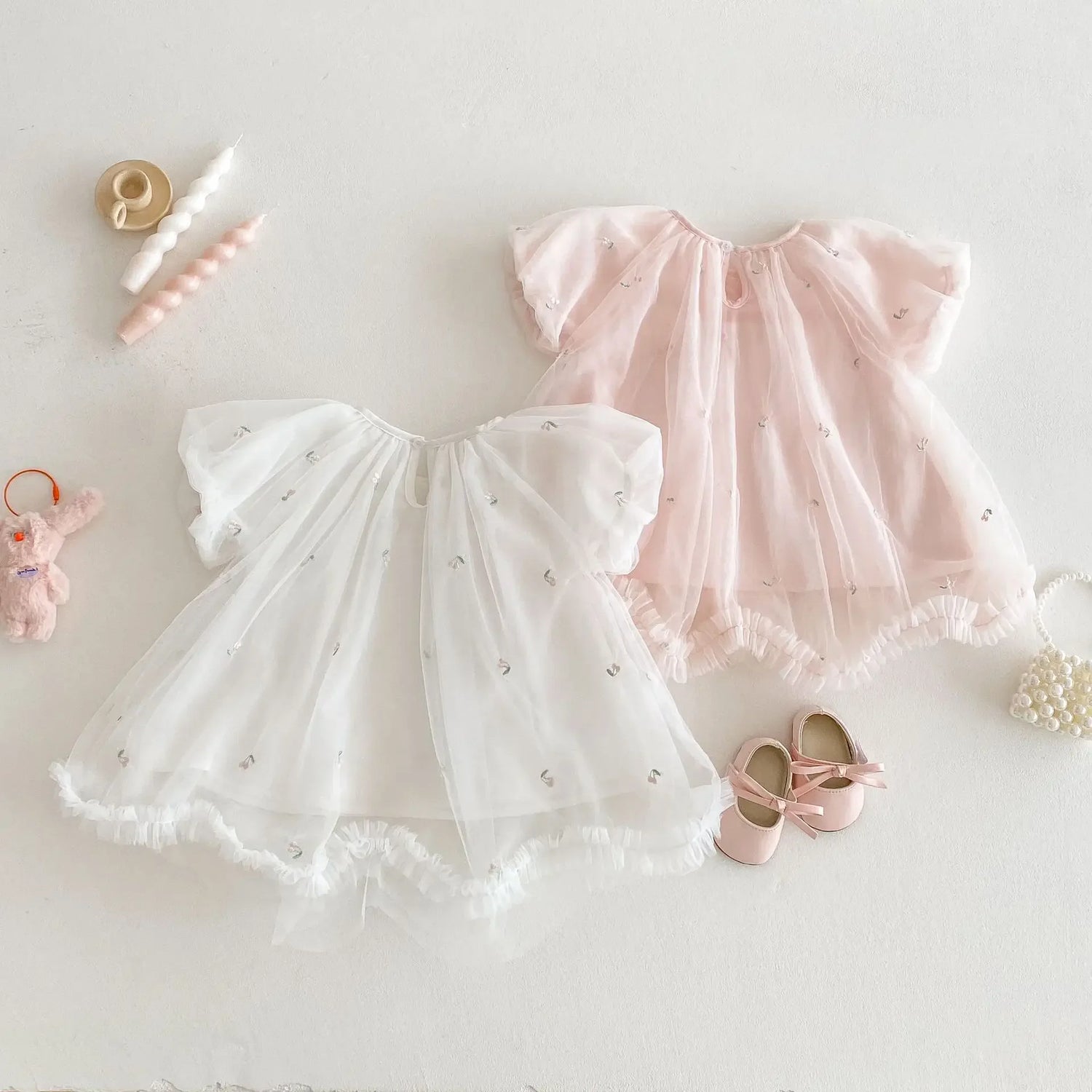 Vestido Tule para Bebé Menina