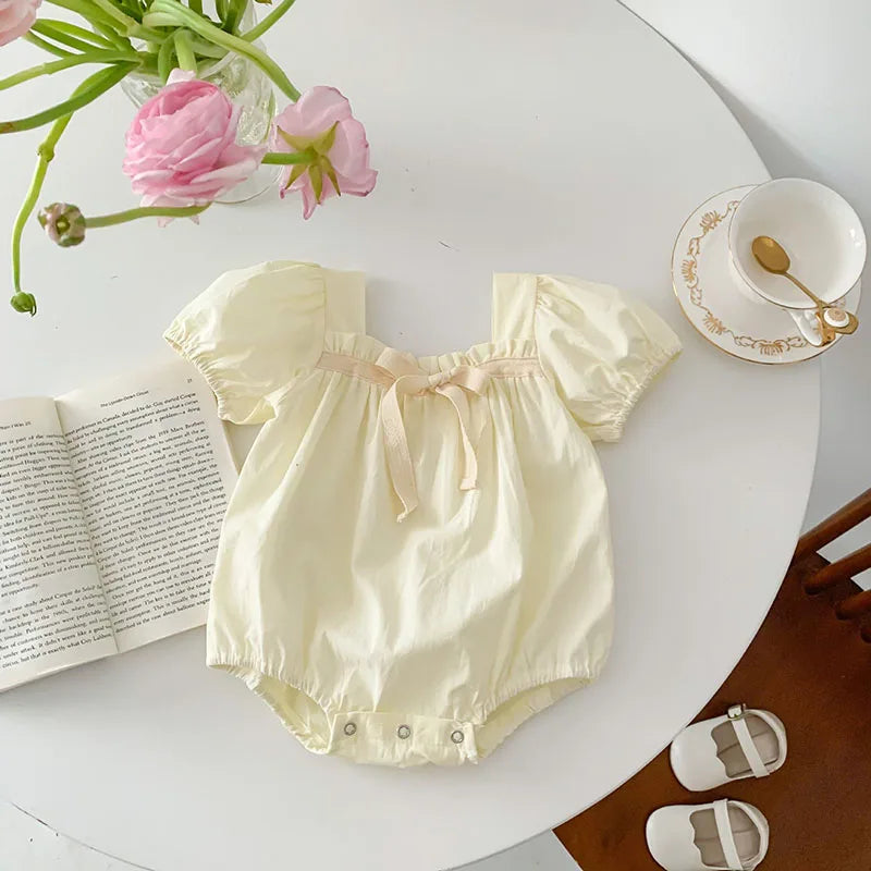 Macacão de Verão para Bebé com Estampado Floral