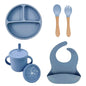 Conjunto de Alimentação Infantil em Silicone