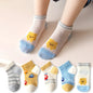 Meias Infantis em Malha Respirável – Pack 5 Pares