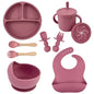 Conjunto de Alimentação Infantil em Silicone