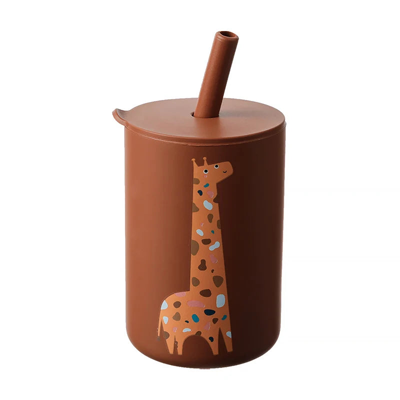 Caneca com Palhinha para Bebé em Silicone