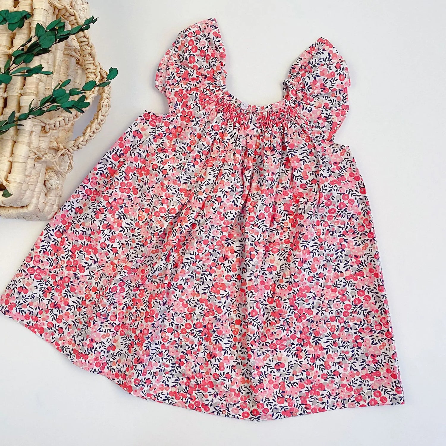 Vestido de Alças Floral para Menina de Verão