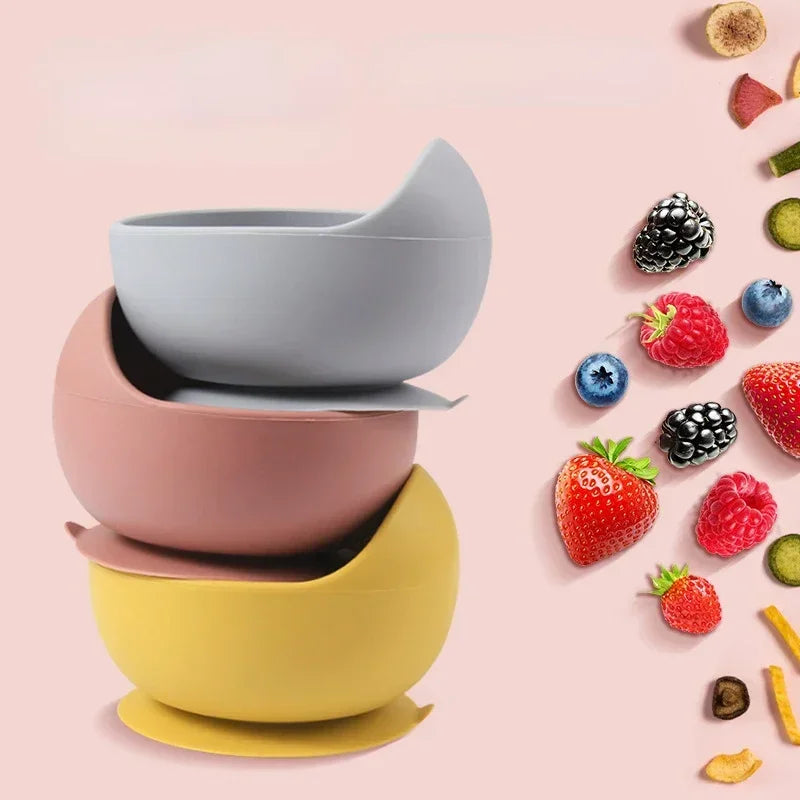 Conjunto de Alimentação Infantil em Silicone