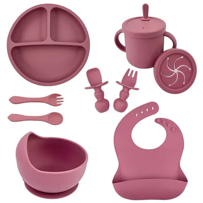 Conjunto de Alimentação Infantil em Silicone