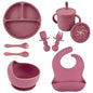 Conjunto de Alimentação Infantil em Silicone