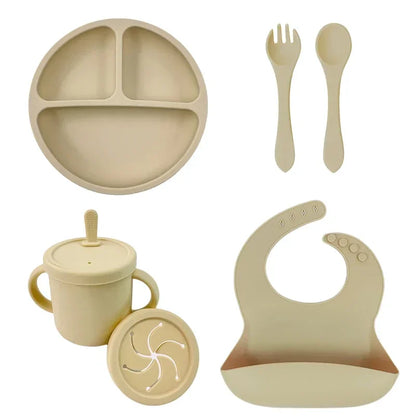 Conjunto de Alimentação Infantil em Silicone