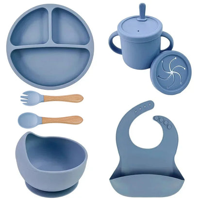 Conjunto de Alimentação Infantil em Silicone