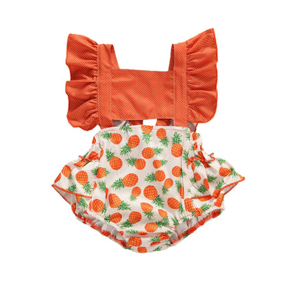 Macacão de Verão para Bebé Menina – Estampado