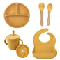 Conjunto de Alimentação Infantil em Silicone