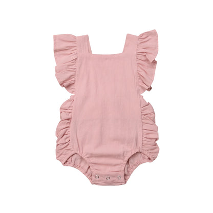 Macacão de Verão para Bebé Menina – Estampado