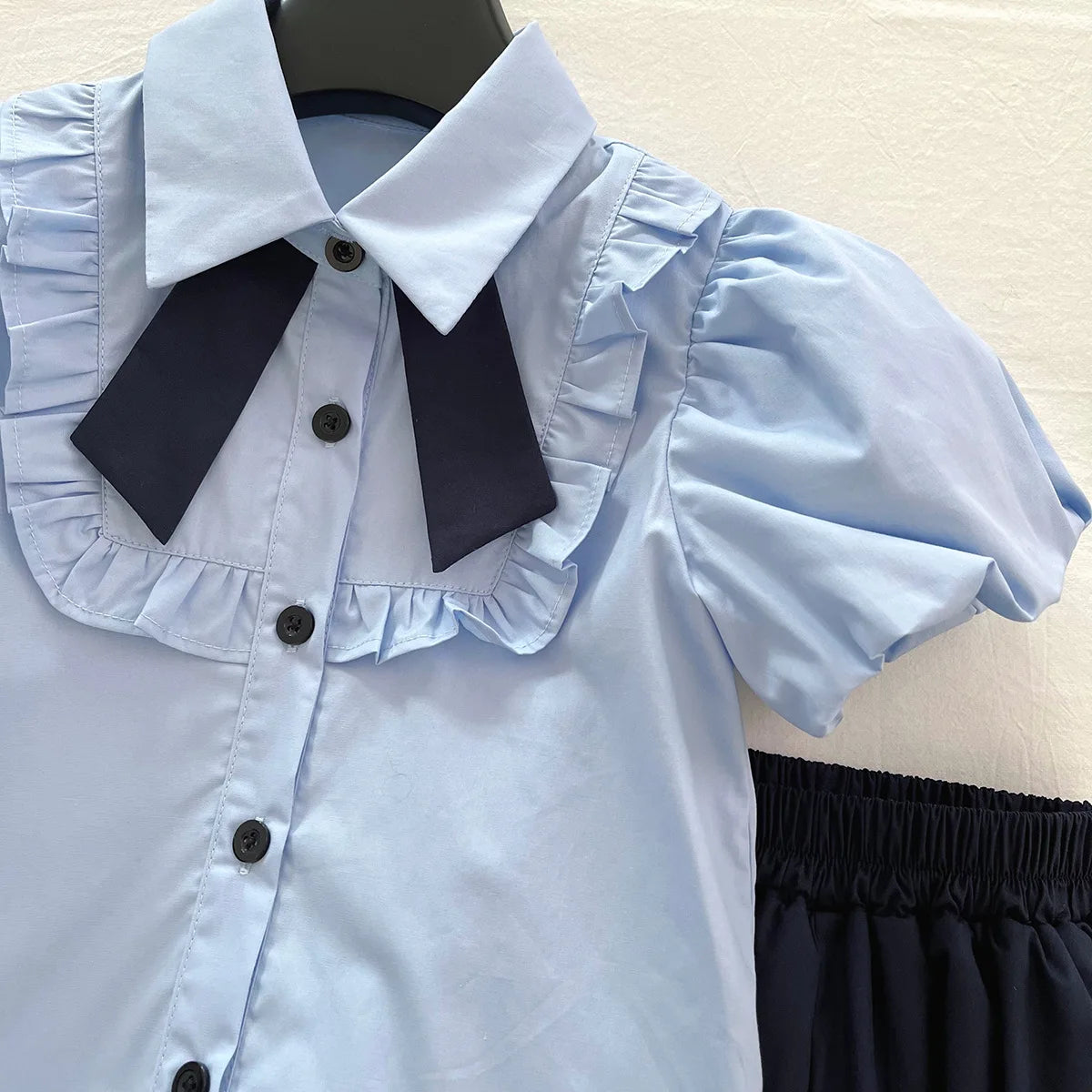 Conjunto para Menina – Conjunto de Camisa e Calções