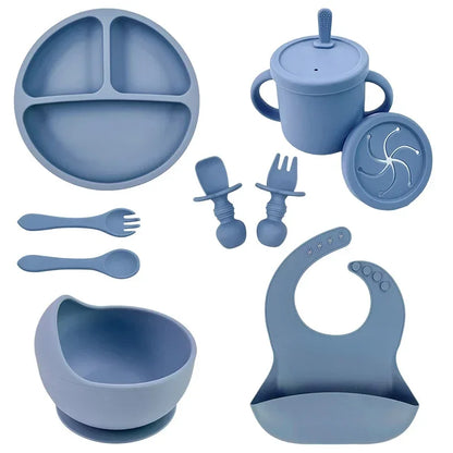 Conjunto de Alimentação Infantil em Silicone