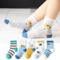Meias Infantis em Malha Respirável – Pack 5 Pares