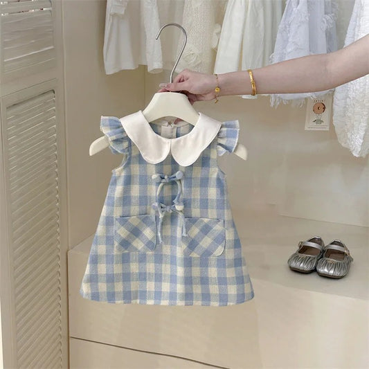 Vestido Estilo Francês para Menina