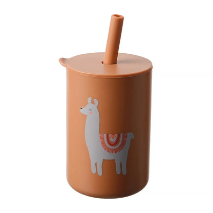 Caneca com Palhinha para Bebé em Silicone
