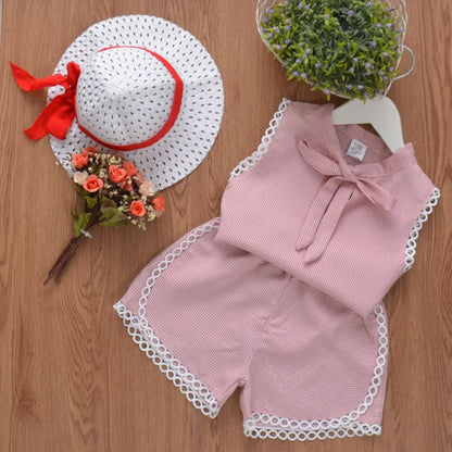Conjunto para Menina - Colete e Calções