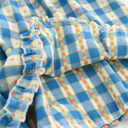 Vestido Casual Floral com Alças para Menina
