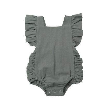 Macacão de Verão para Bebé Menina – Estampado