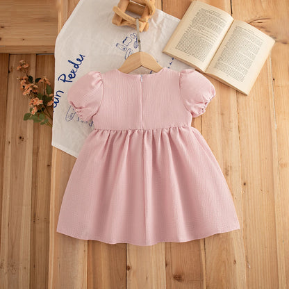 Vestido de Verão para Bebé Menina com Laço