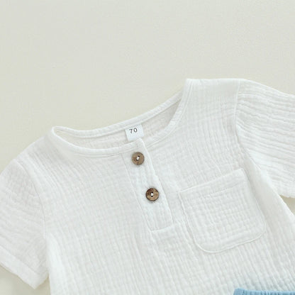 Conjunto de Verão 2 Peças para Bebé Menino
