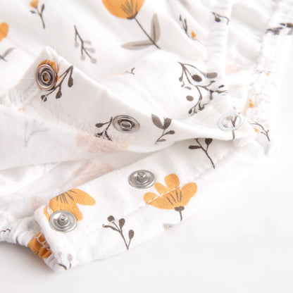 Body de Verão Floral para Bebé Menina