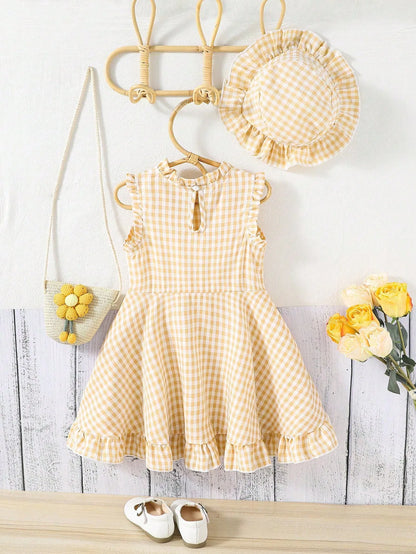 Vestido Sem Mangas Casual de Verão