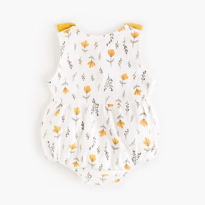 Body de Verão Floral para Bebé Menina