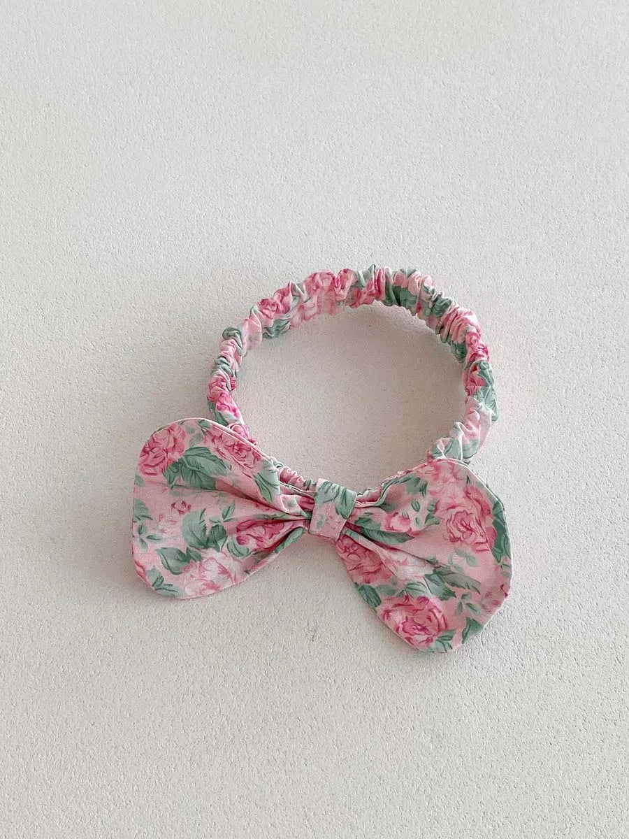 Fato de Verão para Bebé - Macacão Floral com Gola Quadrada